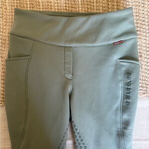 Seafoam Green B Vertigo Winter Riding Breeches Size 30
